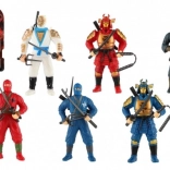 Action figure ninja con accessori 10 cm
