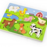 Puzzle in legno a incastro fattoria STUDO WOOD