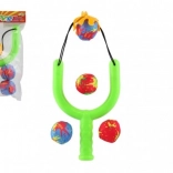 fionda con bombe d’acqua – fionda in plastica e 4 palline per il divertimento estivo in acqua