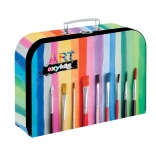 Valigetta in laminato 34 cm per materiale scolastico e artistico