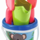 Secchiello con koala e annaffiatoio – set da sabbia 12 cm
