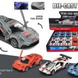 Auto in metallo a retrocarica 12 cm