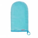 Guanto da bagno in spugna Akuku blu
