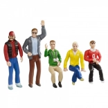 Figure spettatori 1:32 – set di 5 personaggi con parti mobili