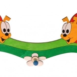 Appendiabiti in legno con tre ganci coccinelle DoDo