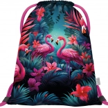 Sacchetto Baagl con motivo fenicotteri