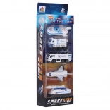 Veicoli spaziali in metallo - set da 5 pezzi