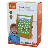 Labirinto di legno con macchinina