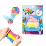 Massa viscida rimbalzante a forma di cacca