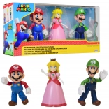Figure Super Mario Mario, Luigi e Principessa Peach 12 cm