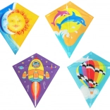 Aquilone rombo in nylon per bambini