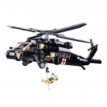 Sluban ModelBricks elicottero di soccorso UH-60 Black Hawk