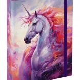 Baagl cartellina per quaderni scolastici A5 Unicorno Regno