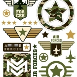 toppe termoadesive aviazione – foglio grande 20 × 30 cm