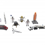 Set di astronauti e veicoli spaziali