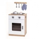 Cucina in legno con accessori per bambini