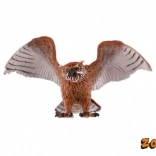 Figura in plastica del gufo reale 11 cm