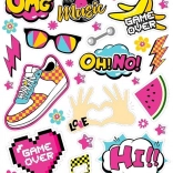 Toppe termoadesive OMG – grande foglio 20 × 30 cm