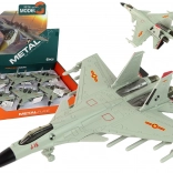 Propulsione a frizione dell'aereo da caccia a scala 1:72 grigio