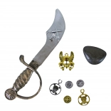 Set pirata per bambini – spada, benda per l’occhio e accessori