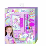 Diario con lucchetto e penna Pecoware – unicorno