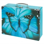 Valigetta scolastica pieghevole Butterfly con ferramenta BAAGL