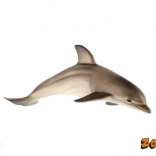 Figura in plastica di delfino tursiope 12 cm