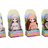 Bambola con abbigliamento invernale 15 cm