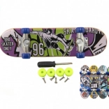 Finger skateboard con accessori