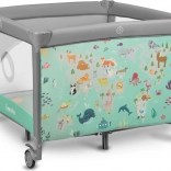 Box per bambini Lionelo Mille verde-grigio