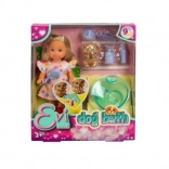 Bambola Evička con cagnolino e accessori