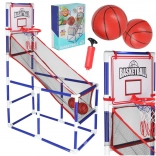 Set da pallacanestro portatile con due palloni e pompetta