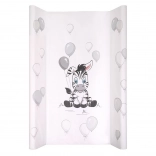 Fasciatoio sagomato NEW BABY Zebra bianco 80 × 50 cm