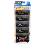 Hot Wheels Formula 1 – set da 5 macchinine in metallo 1:64