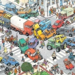 Puzzle JUMBO Jan van Haasteren – Caos del traffico, 3000 pezzi