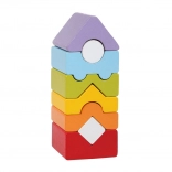 Torre XII - puzzle di legno per bambini