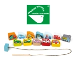 Cubika veicoli di legno da infilare