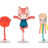 Giocattolo da bagno Lilliputiens con ventosa Gattina Jeanne