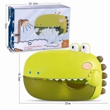 Dinosauro da bagno con schiuma e bolle