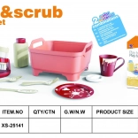 Set di pulizia per bambini con accessori – blu