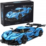 Set di costruzione CADA Master blu V12 hypercar 1:8 (3865 pezzi)