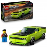lego speed champions dodge challenger srt hellcat – auto sportivo per bambini