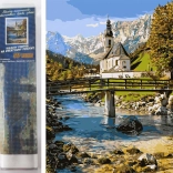 Pittura diamantata – Chiesa a Ramsau 30 × 40 cm