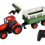 Trattore ZETOR radiocomandato per bambini con rimorchio, luci e suoni, 42 cm