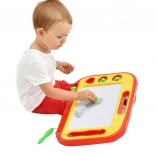 Lavagna magnetica per disegnare con penna magnetica e timbri