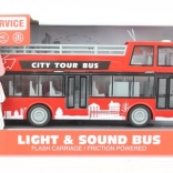 Autobus panoramico a due piani a batterie