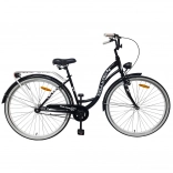 bicicletta da città 28'' MalTrack SS, nera + menta