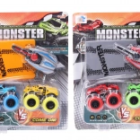 Auto in metallo spara fuoco 2 pezzi