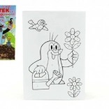 Libricino da colorare A5 Talpa Dipingi per Numero