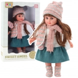 Bambola SWEET ANGEL con abito invernale 36 cm